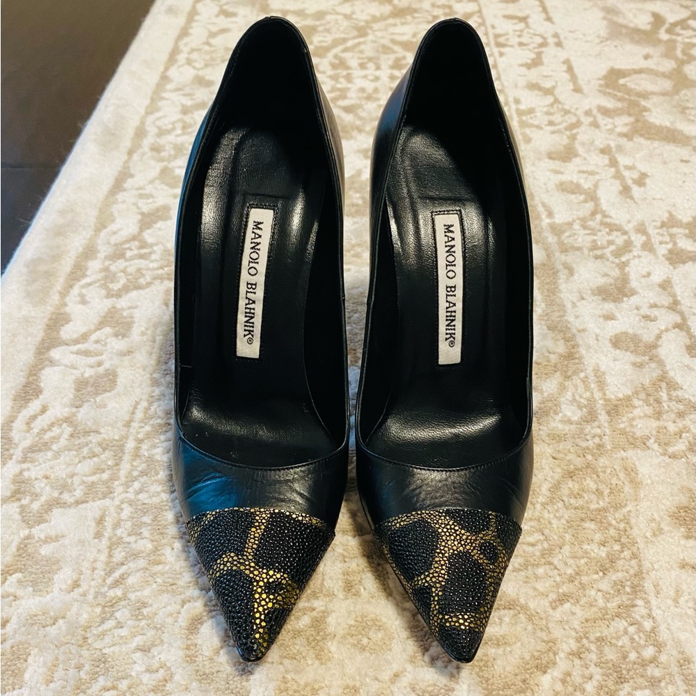 Manolo Blahnik Leather Heels